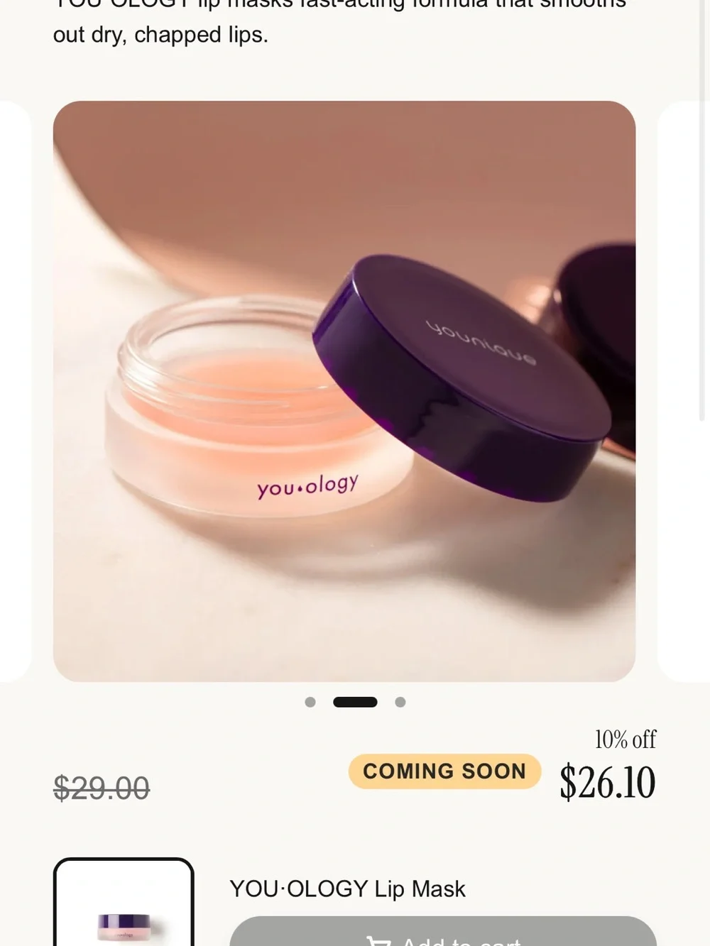 Younique luxurious lip